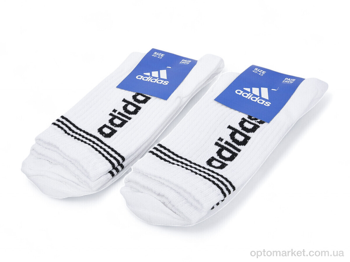 Купить Шкарпетки чоловічі T145 white A.idas білий, фото 2