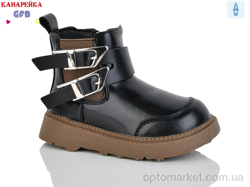 Купить Черевики дитячі T150-3 GFB-Канарейка чорний, фото 1