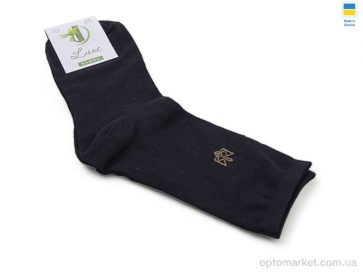 Купить Шкарпетки чоловічі T17 black Luxe чорний, фото 1