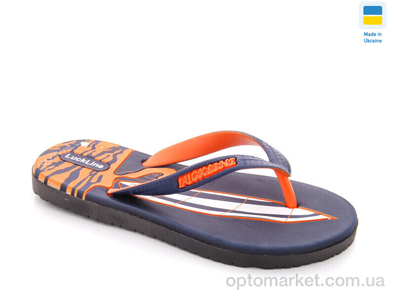 Купить Шльопанці дитячі T2002L-23 Luck Line синій, фото 1