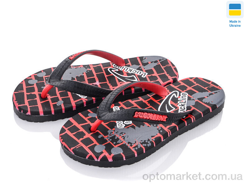 Купить Шльопанці дитячі T2002L-41 Luck Line чорний, фото 1