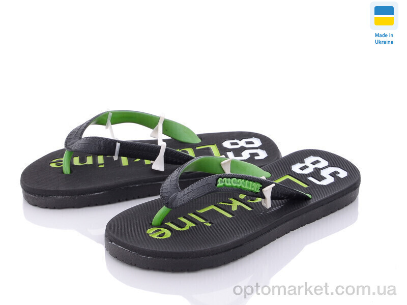 Купить Шльопанці дитячі T2002L-63 Luck Line чорний, фото 1