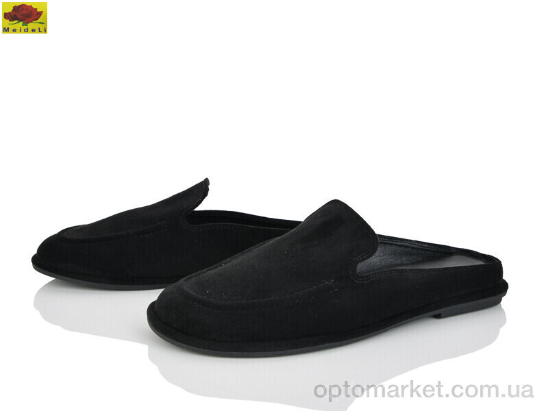 Купить Шльопанці жіночі T2115-1 Mei De Li чорний, фото 1