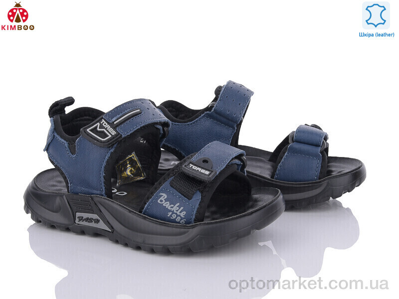 Купить Сандалі дитячі T2477-2B Kimbo-o синій, фото 1