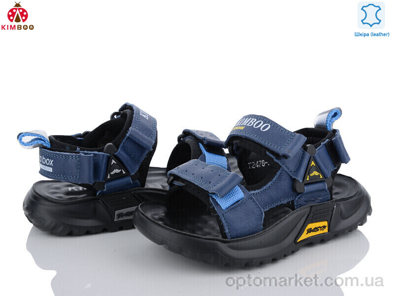 Купить Сандалі дитячі T2478-2B Kimbo-o синій, фото 1