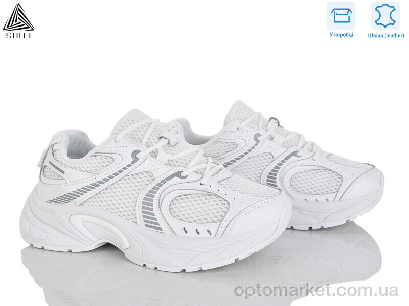Купить Кросівки жіночі T30-1 шкіра Stilli білий, фото 1