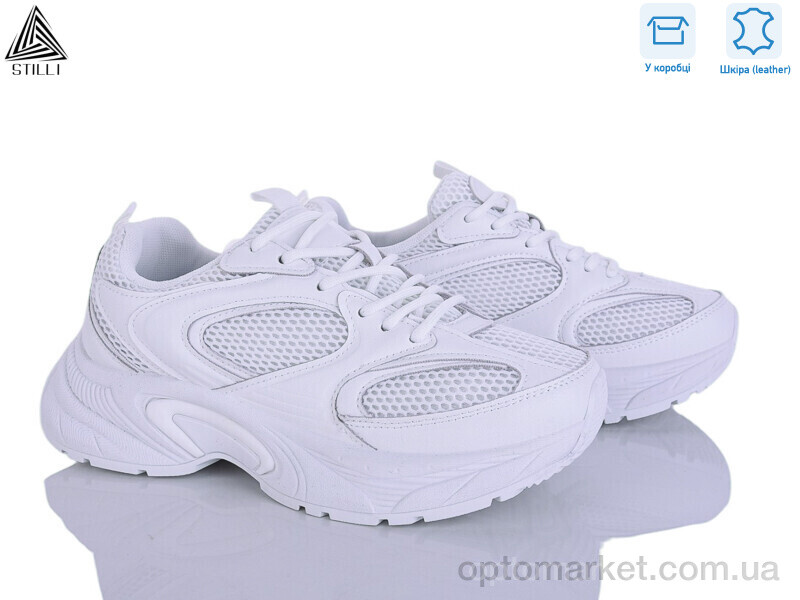 Купить Кросівки жіночі T50-1 шкіра Stilli білий, фото 1