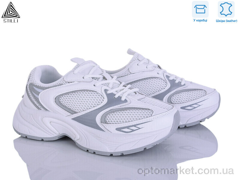 Купить Кросівки жіночі T50-3 шкіра Stilli білий, фото 1