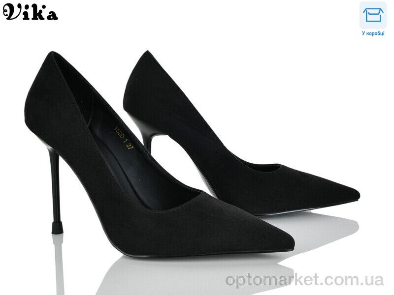 Купить Туфлі жіночі T520-1 Vika чорний, фото 1
