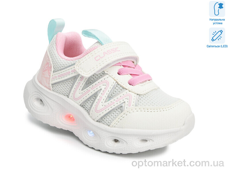 Купить Кросівки дитячі T60052A LED TOM.M білий, фото 1