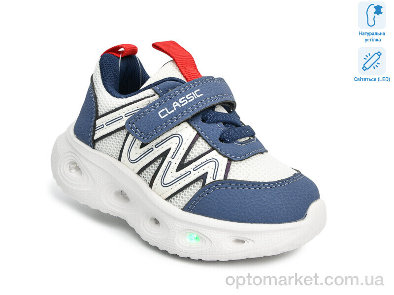 Купить Кросівки дитячі T60052F LED TOM.M синій, фото 1