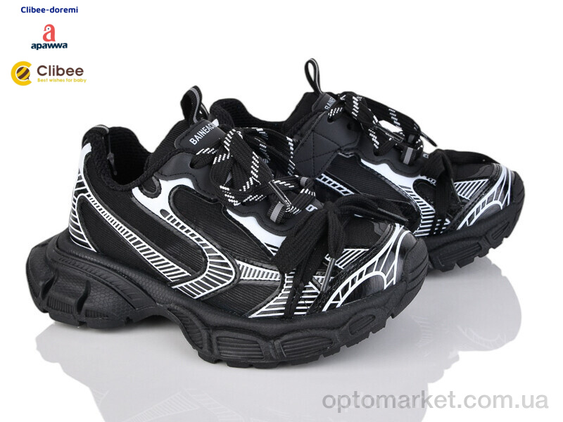 Купить Кросівки дитячі T603A black Apawwa чорний, фото 1