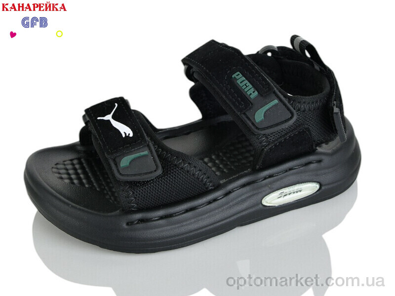 Купить Сандалі дитячі T66-1 GFB-Канарейка чорний, фото 1