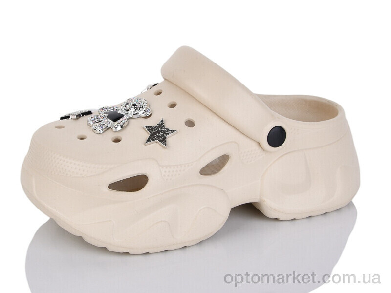 Купить Крокси жіночі T679 beige JH-ЯН бежевий, фото 1