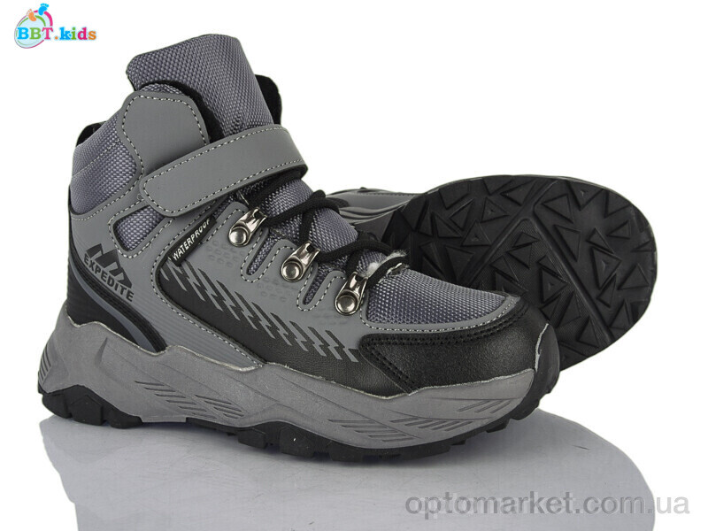 Купить Черевики дитячі T702-3-1 BBT сірий, фото 1