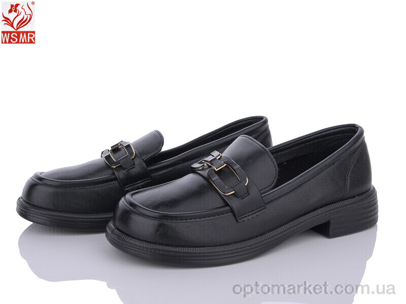 Купить Туфлі жіночі T78907-1 WSMR чорний, фото 1