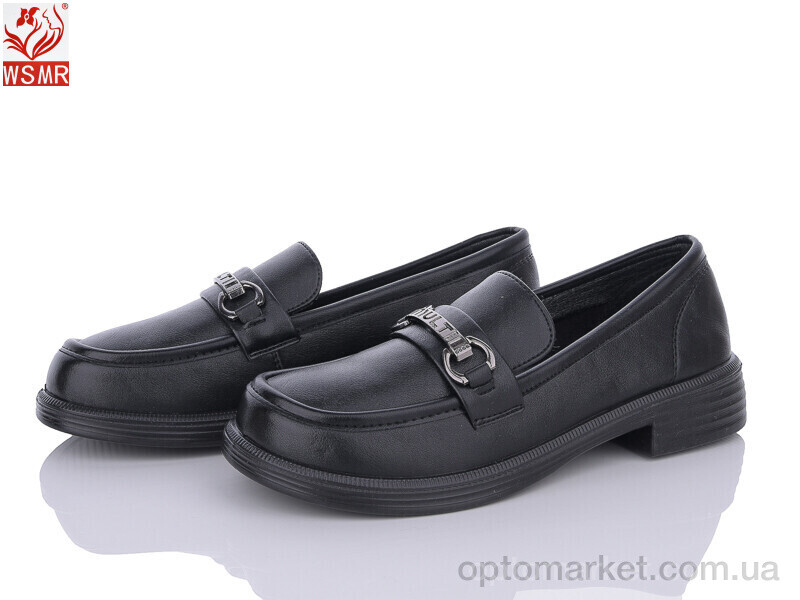 Купить Туфлі жіночі T78916-1 WSMR чорний, фото 1