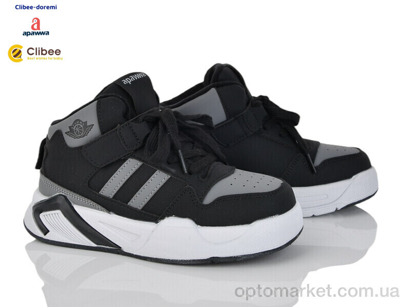 Купить Кросівки дитячі TB6526 black-grey Apawwa чорний, фото 1