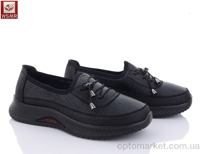 Купить Туфлі жіночі TC06-1 WSMR чорний, фото 1