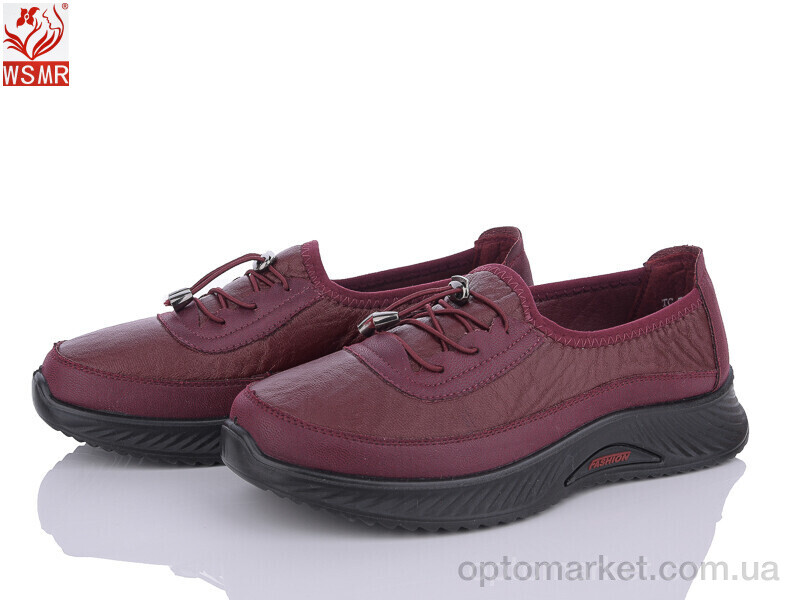Купить Туфлі жіночі TC06-2 WSMR бордовий, фото 1
