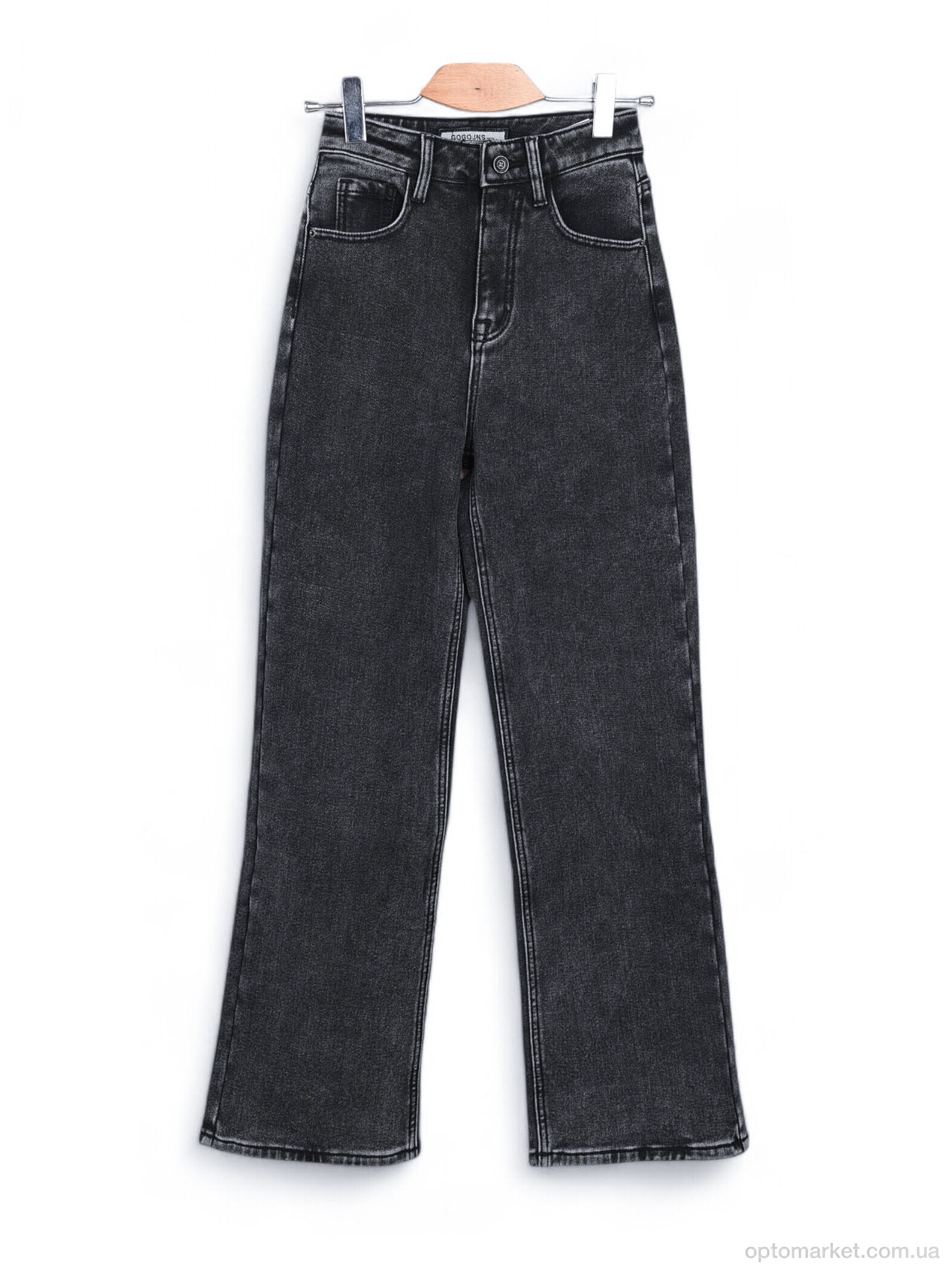 Купить Джинси жіночі TDF332 фліс Gogojns сірий, фото 1