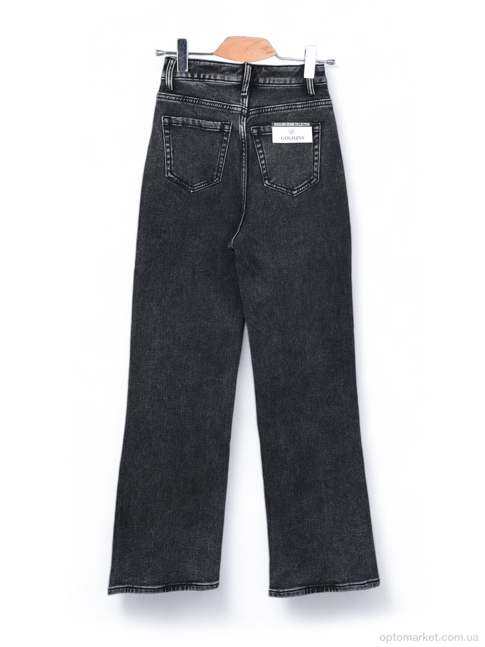 Купить Джинси жіночі TDF332 фліс Gogojns сірий, фото 2