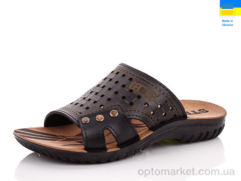 Купить Шльопанці дитячі ТДМ01904-03-2 черный Steel чорний, фото 1