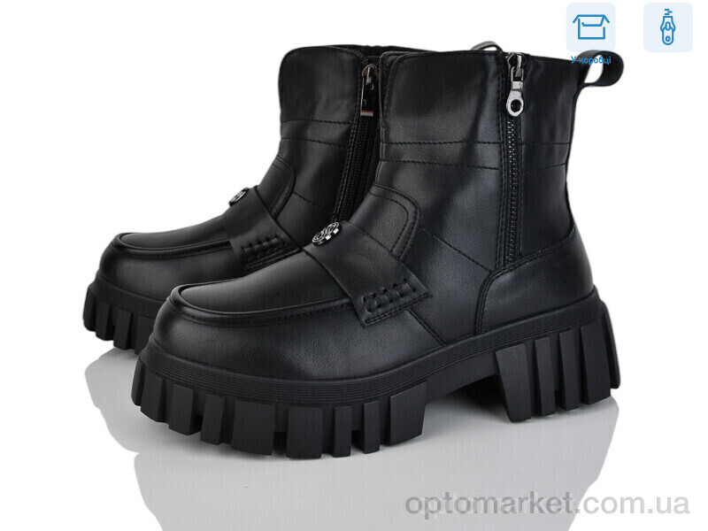 Купить Черевики жіночі TF12-2 PLPS чорний, фото 1