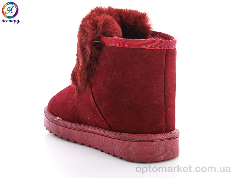 Купить Уги дитячі TH215-15 Леопард бордовий, фото 2