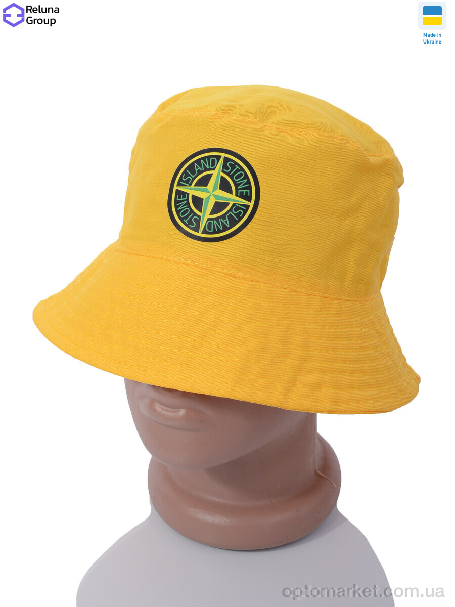 Купить Панама унісекс TN001-9 yellow S.one Island жовтий, фото 2