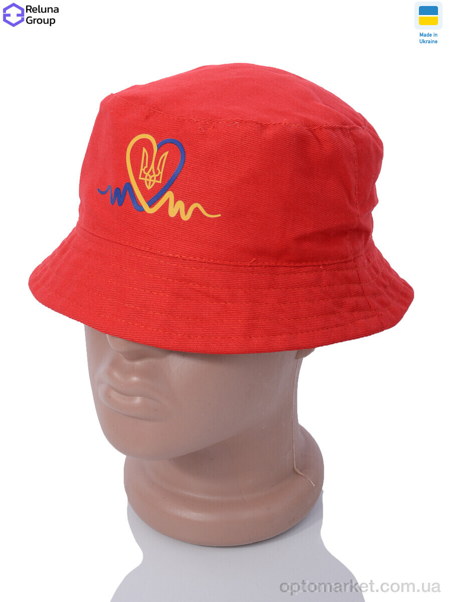 Купить Панама унісекс TN003-3 red Reluna Group червоний, фото 1