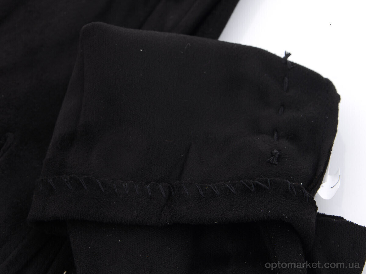 Купить Рукавички жіночі Тонкий замш N1 RuBi чорний, фото 3