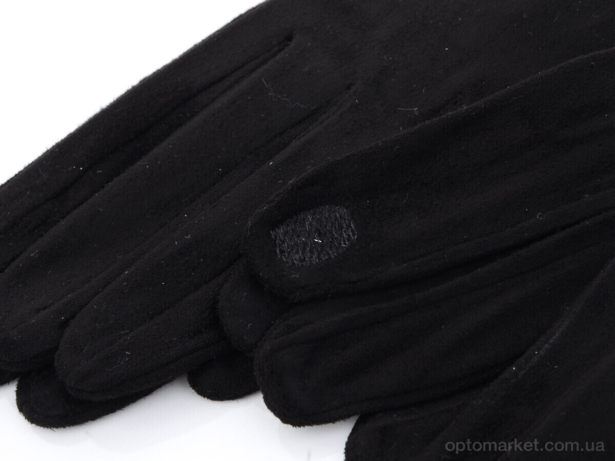 Купить Рукавички жіночі Тонкий замш N4 RuBi чорний, фото 2