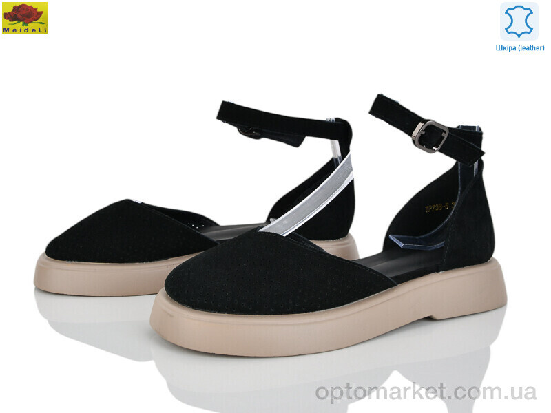 Купить Туфлі жіночі TP738-5 Mei De Li чорний, фото 1