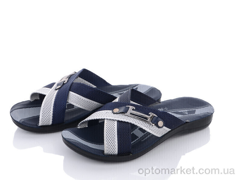 Купить Шльопанці чоловічі TRK 008 синій Demur синій, фото 1