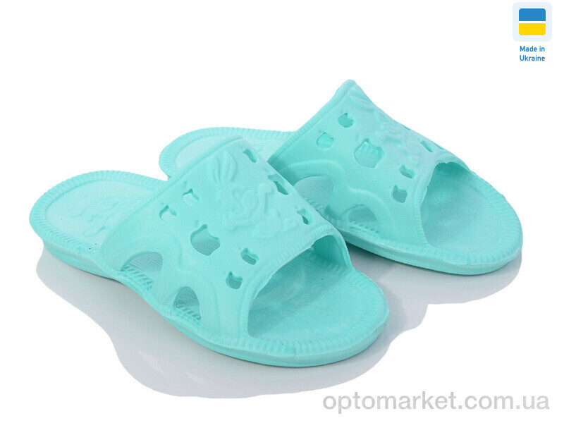Купить Шльопанці дитячі ТС зайчик м'ята Tismel зелений, фото 1