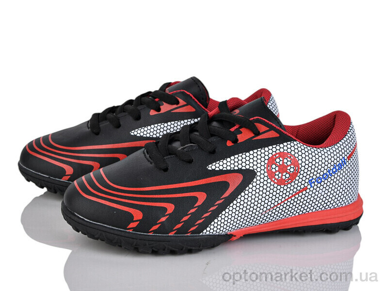 Купить Футбольне взуття дитячі TS908-1 LQD чорний, фото 1