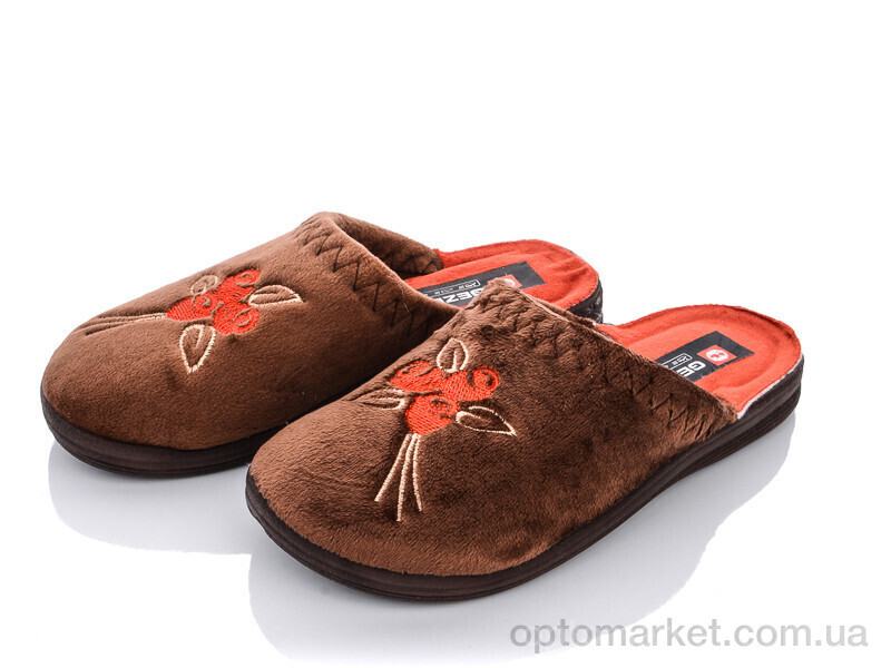 Купить Капці жіночі Турція 001-11 коричневий Gezer коричневий, фото 1