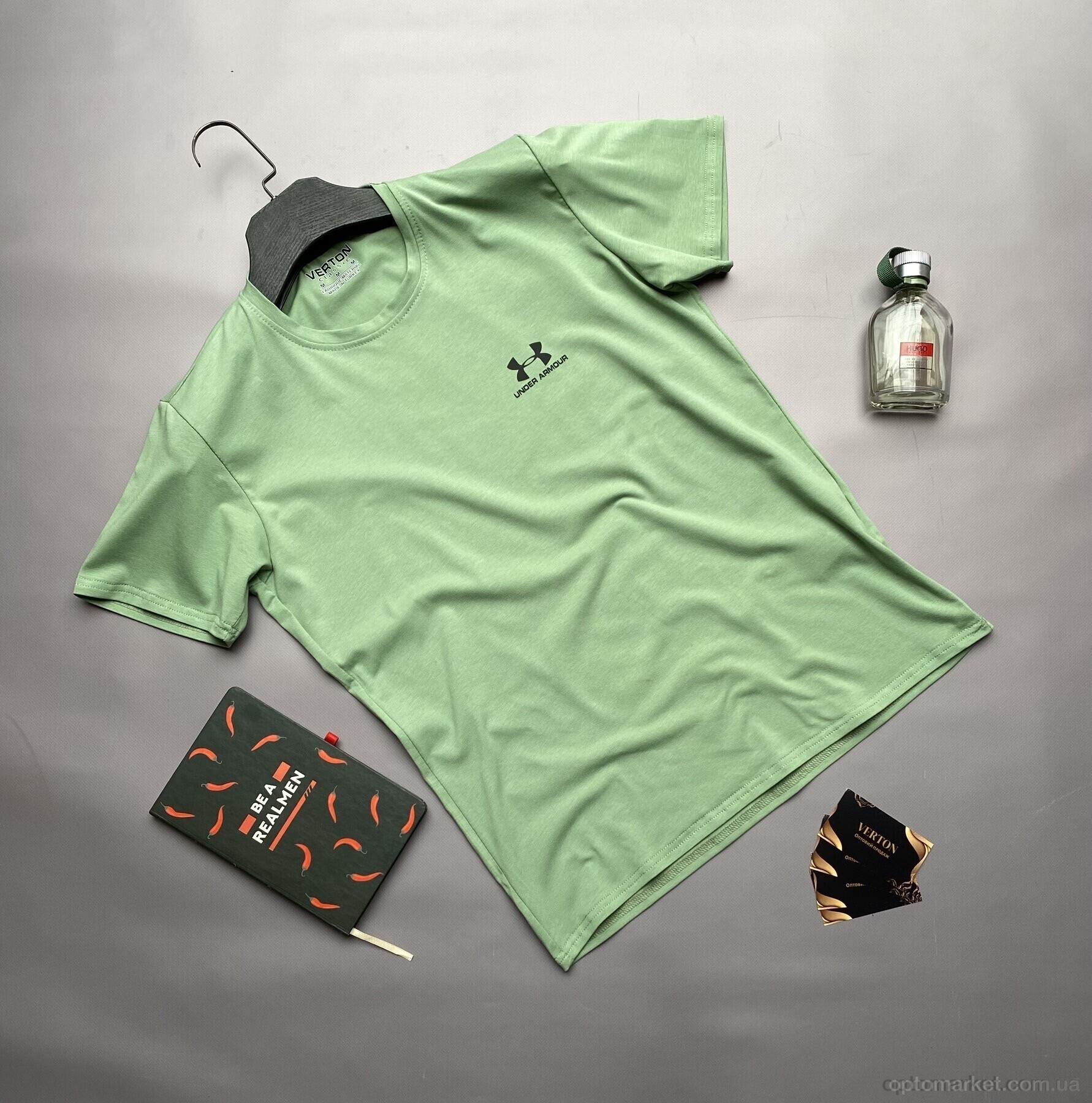 Купить Футболка чоловічі U10 U_A.mo.r зелений, фото 3