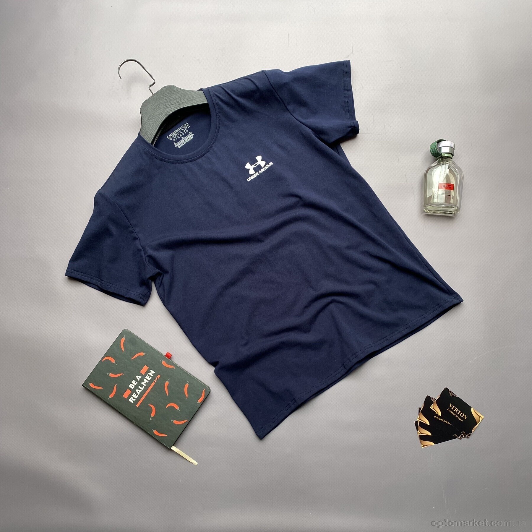 Купить Футболка чоловічі U5 U_A.mo.r синій, фото 3