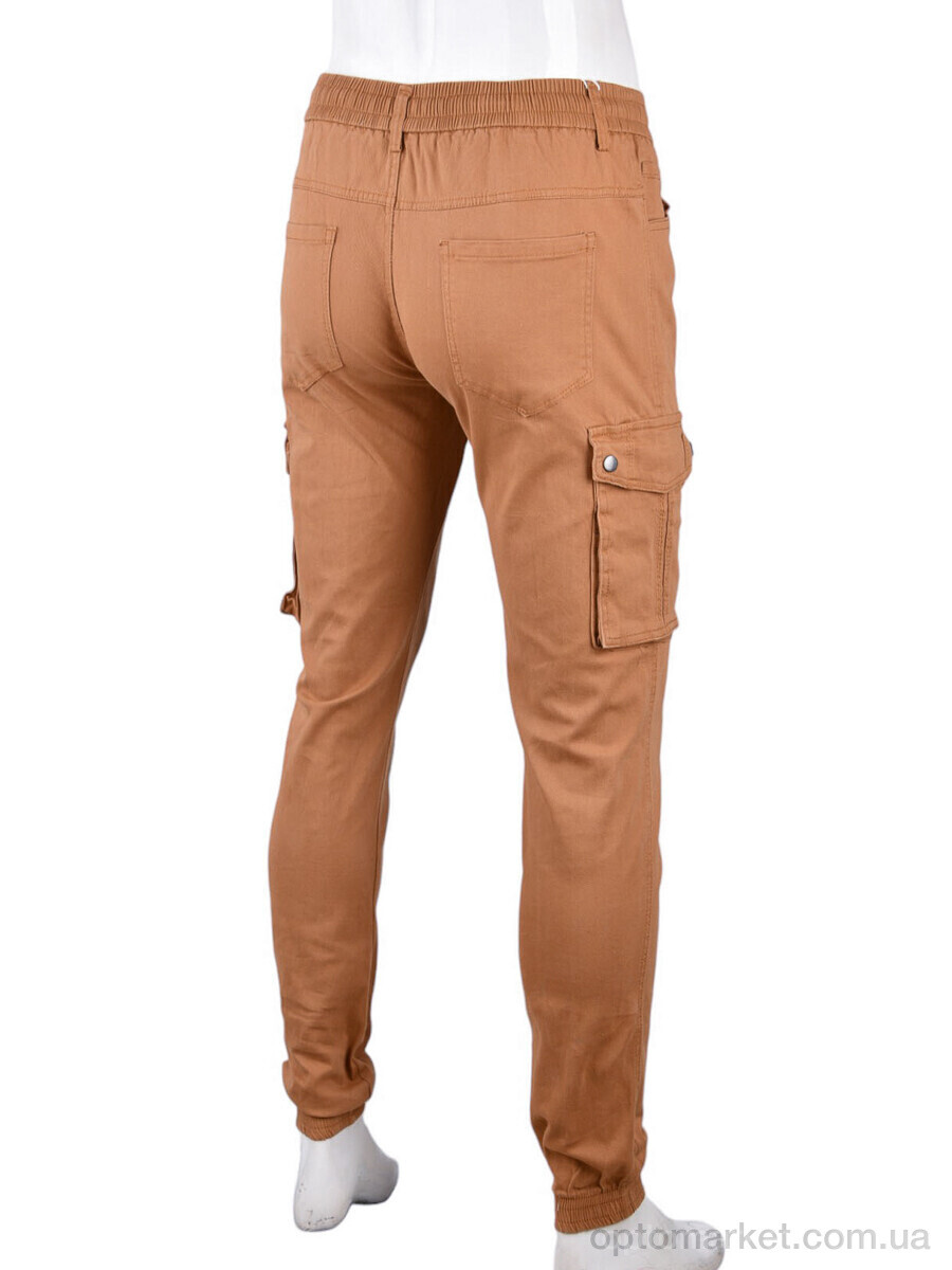 Купить Джинси чоловічі U7-2174K4 l.brown (10628) Fangsida коричневий, фото 2