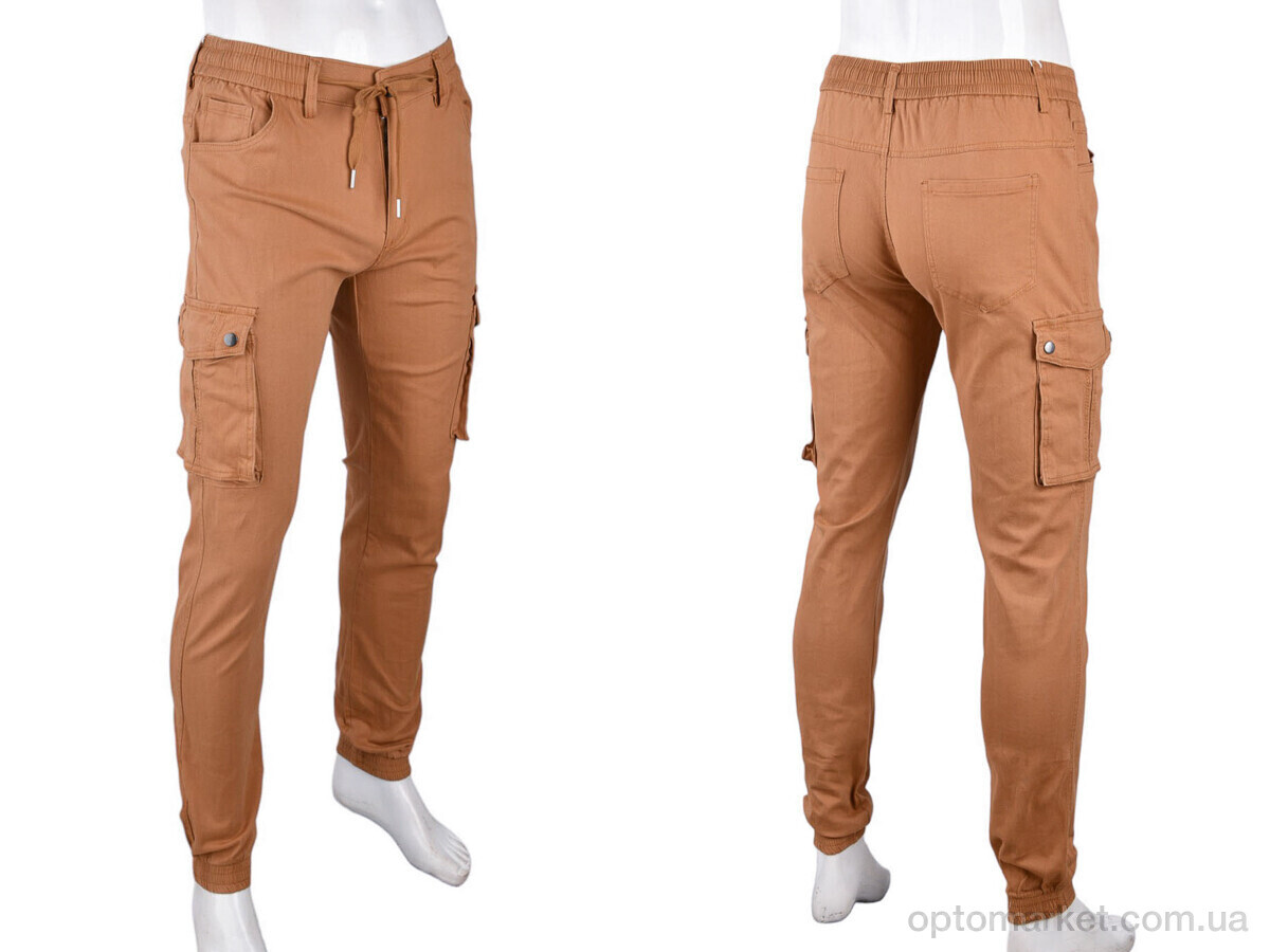 Купить Джинси чоловічі U7-2174K4 l.brown (10628) Fangsida коричневий, фото 3