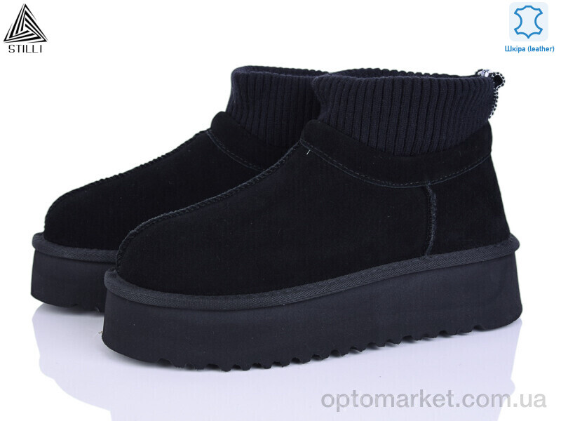 Купить Уги жіночі UG390-1-old Stilli чорний, фото 1