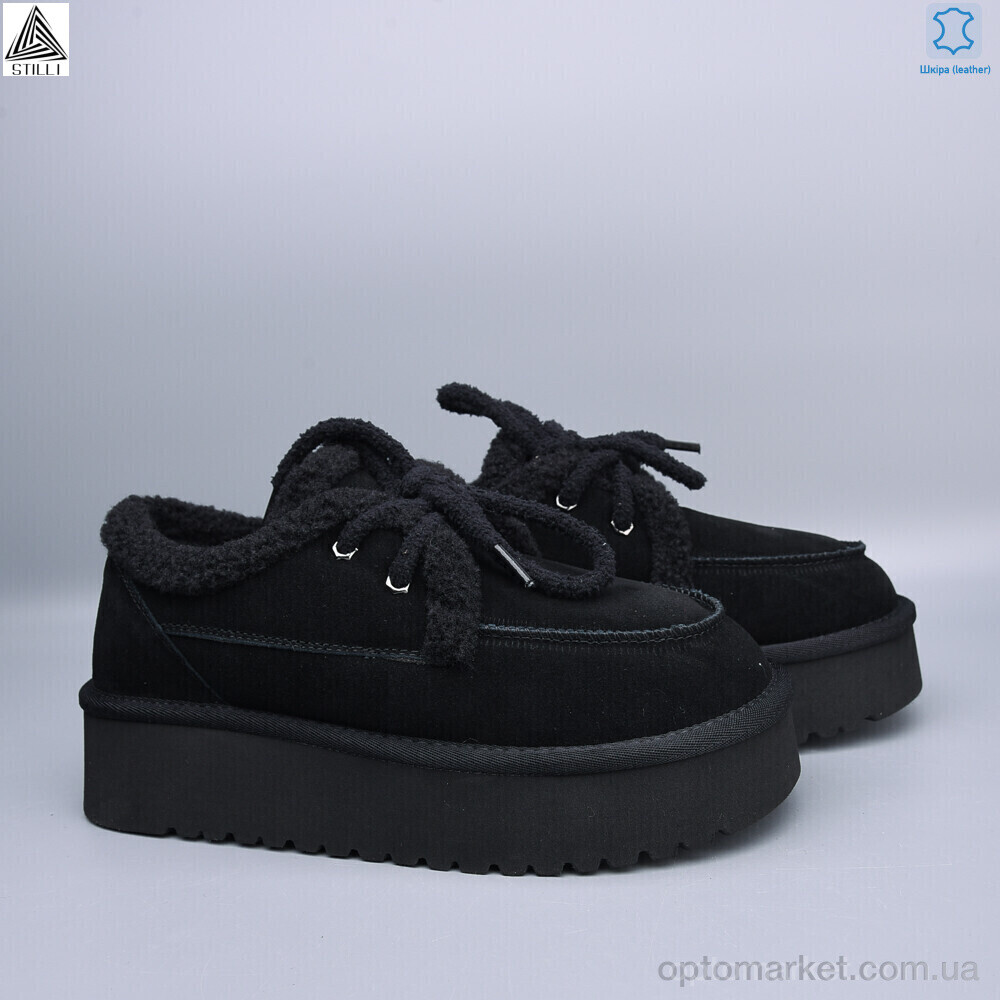 Купить Уги жіночі UG430-1 шкіра піна Stilli чорний, фото 2