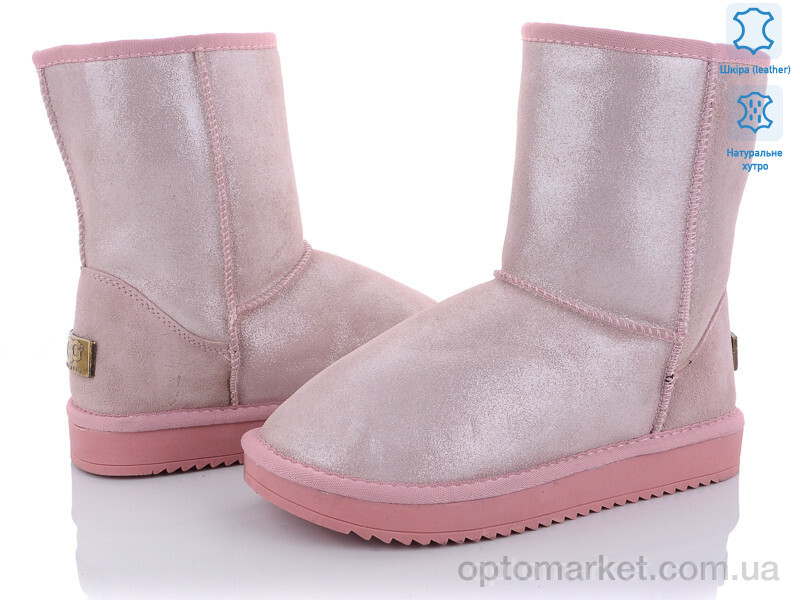 Купить Уги жіночі Угги 5825 роз.натур.на натур. меху 1 пара:37 РОЗПРОДАЖ UGG рожевий, фото 1