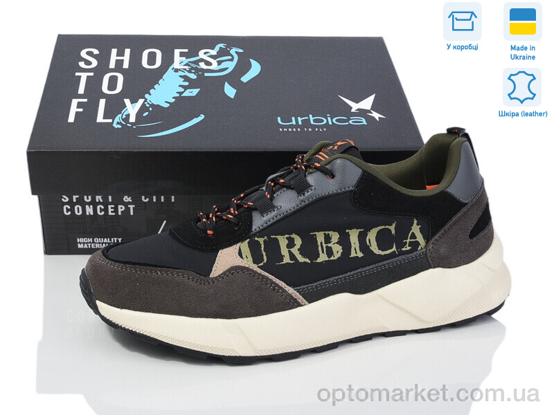Купить Кросівки чоловічі UM024260 black-grey Urbica чорний, фото 1