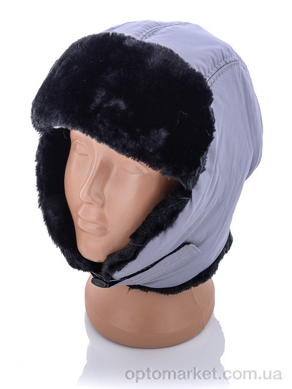 Купить Шапка дитячі Ушанка хлопчик хутро STARK сірий, фото 1