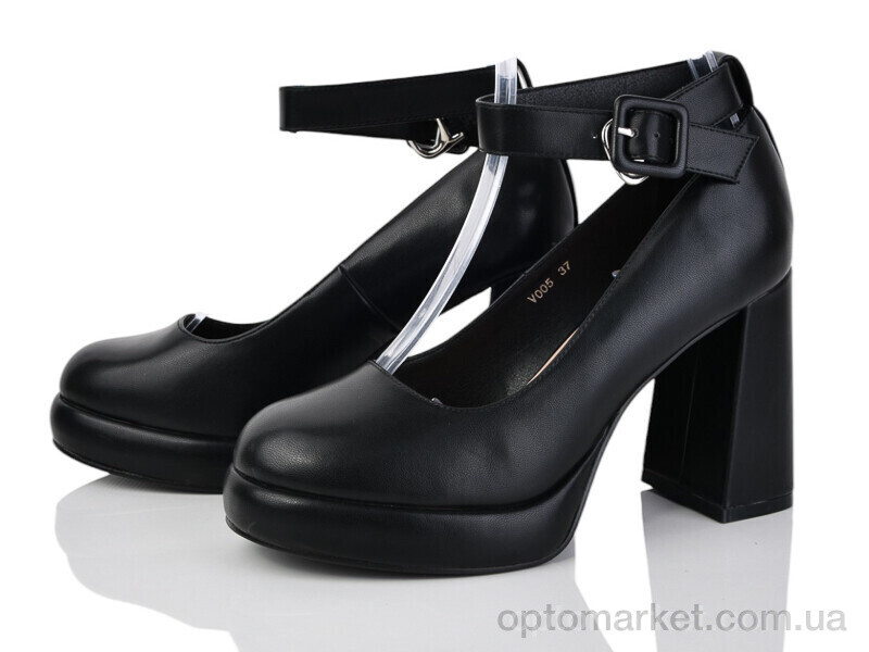 Купить Туфлі жіночі V005 Loretta чорний, фото 1