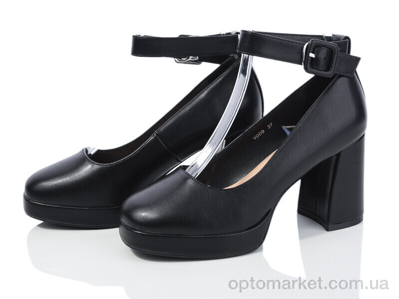 Купить Туфлі жіночі V009 Loretta чорний, фото 1