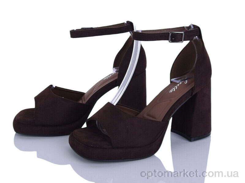 Купить Босоніжки жіночі V016-1 Loretta коричневий, фото 1